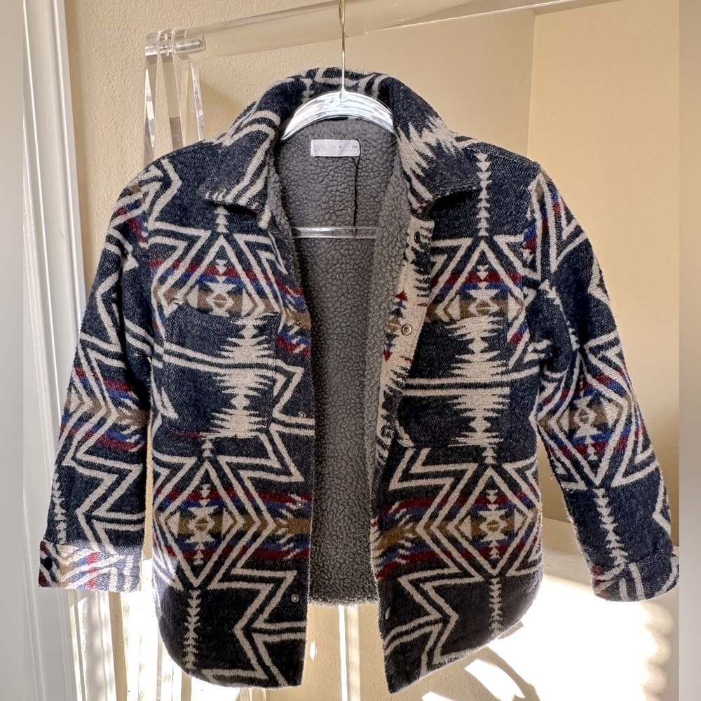 VGUC ZARA Aztec Print Jacket